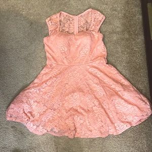 LA SCALA Mini Pink Dress